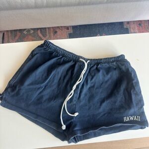 Brandy Melville Navy Blue Hawaii Shorts